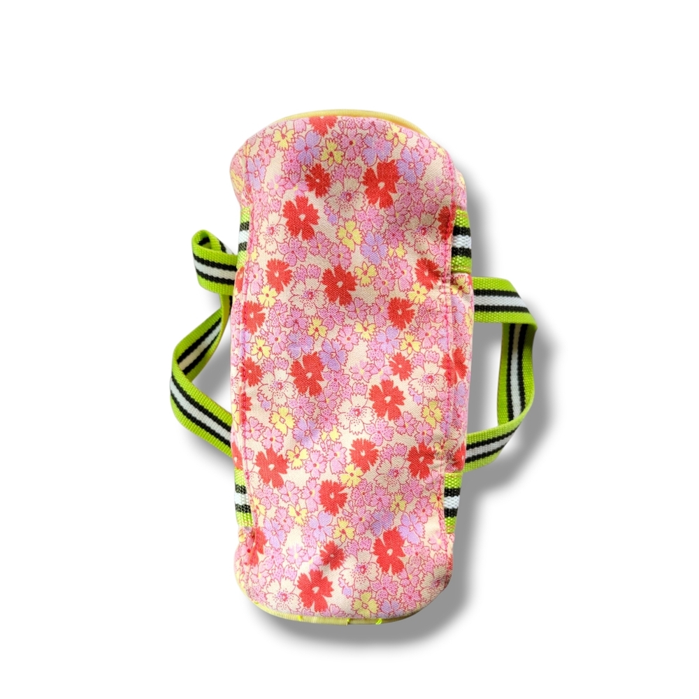Old Navy | Cute Pink/Multicolor Floral Small Canvas Hand Bag (OS) - Picture 4 of 14